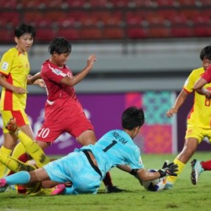 中国U17女足完败朝鲜无缘决赛 对阵韩国成生死战